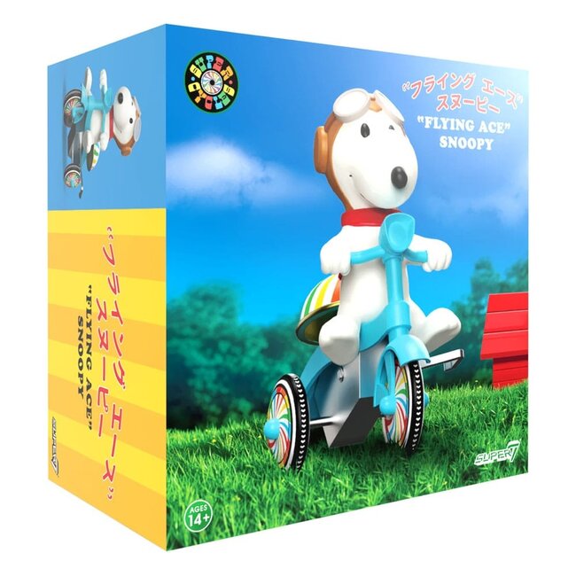 Peanuts Super Cycles Actionfigur Snoopy Fliegerass 13 cm