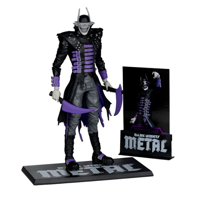 DC Multiverse Action Figure The Batman Who Laughs (B&W with accent) (Gold Label) 18 cm