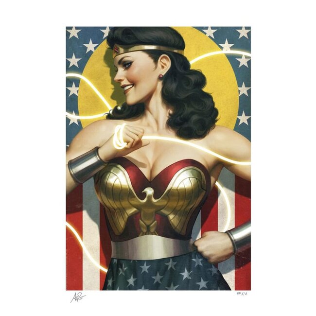 DC Comics Kunstdruck Wonder Woman: Neue Geschichte des DC-Universums 61 x 46 cm - ungerahmt