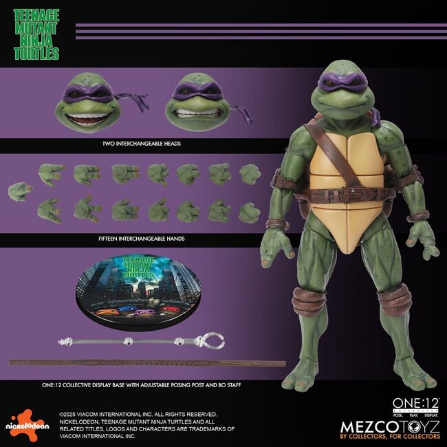 Teenage Mutant Ninja Turtles Figures box set 1/12 Teenage Mutant Ninja Turtles (1990 Movie) 15 cm