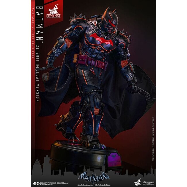 Batman Arkham Origins Videogame Masterpiece Action Figure 1/6 XE Suit Hellbat Version Hot Toys Exclusive 33 cm