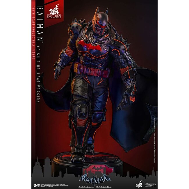 Batman Arkham Origins Videogame Masterpiece Action Figure 1/6 XE Suit Hellbat Version Hot Toys Exclusive 33 cm