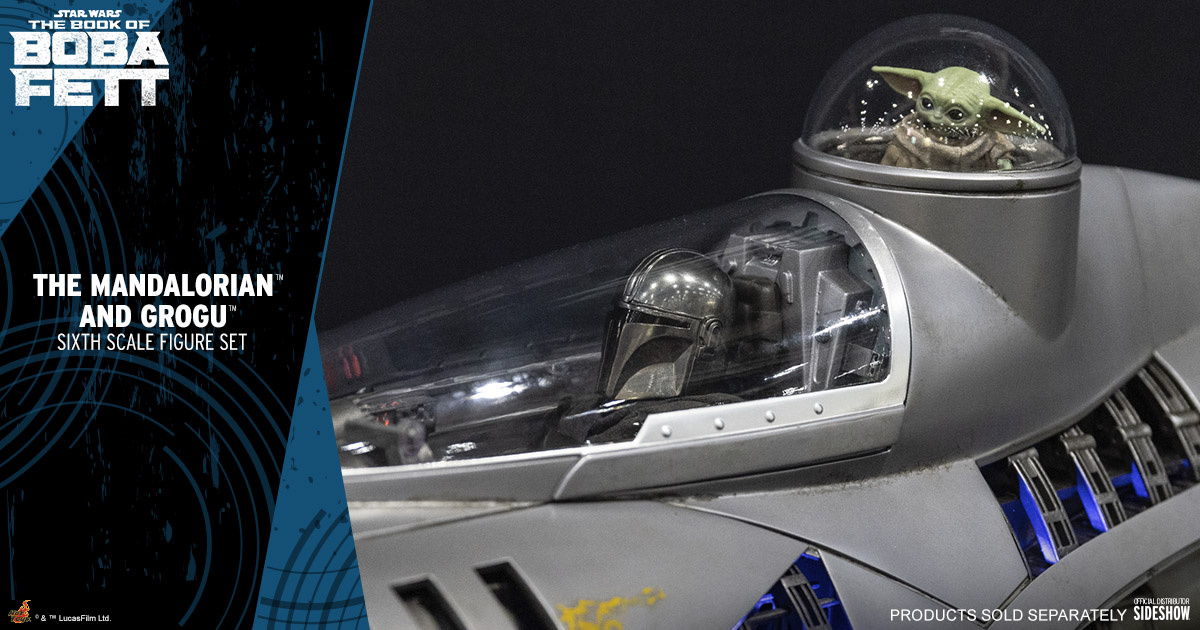 Hot Toys The Mandalorian and Grogu Sixth Scale Figure Set