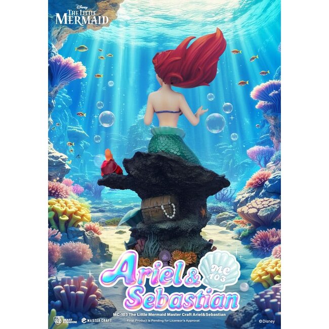 The Little Mermaid Master Craft Statue Ariel & Sebastian 42 cm
