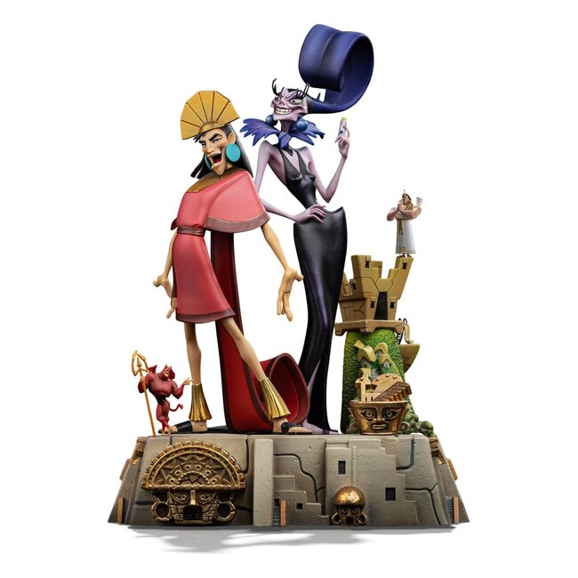 Iron Studios The Emperor's New Groove Deluxe Art Scale Statue 1/10 Kuzko & Yzma 28 cm