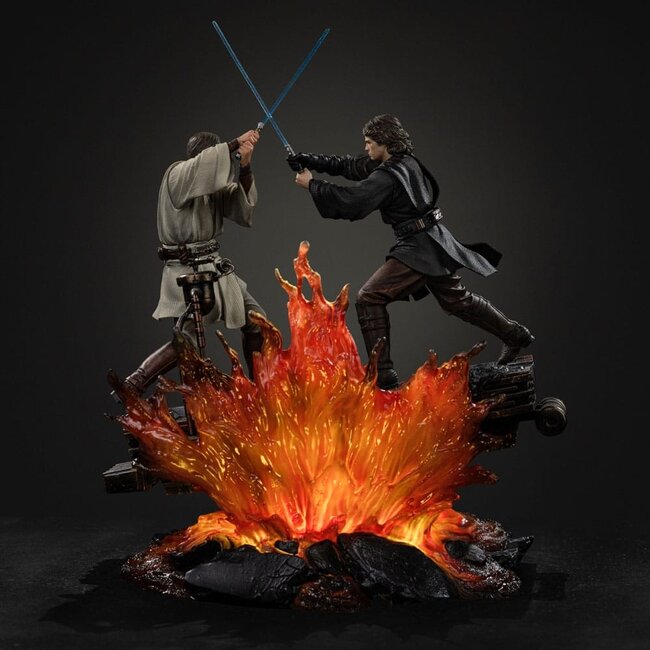 Star Wars Art Scale Statue 1/10 Anakin vs. Obi Wan 34 cm