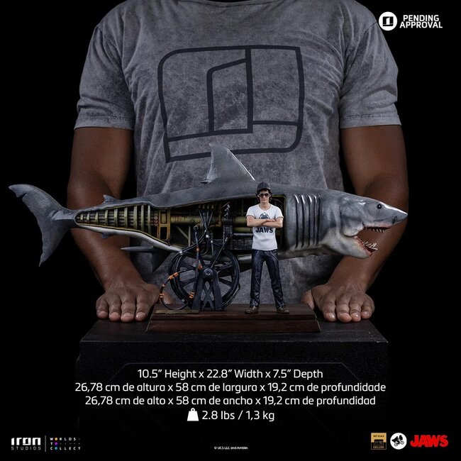 Jaws Deluxe Art Scale Statue 1/10 Steven Spielberg Jaws 50th anniversary 27 cm