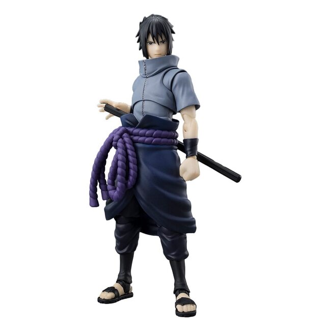 Bandai Tamashii Nations Naruto S.H.Figuarts Action Figure Sasuke Uchiha Solitary Shinobi 15 cm