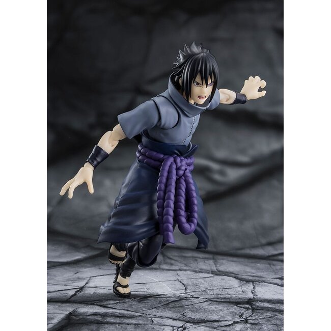 Naruto SHFiguarts Actionfigur Sasuke Uchiha, Einzelgänger-Shinobi, 15 cm
