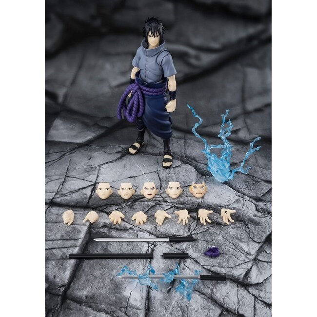 Naruto S.H.Figuarts Action Figure Sasuke Uchiha Solitary Shinobi 15 cm