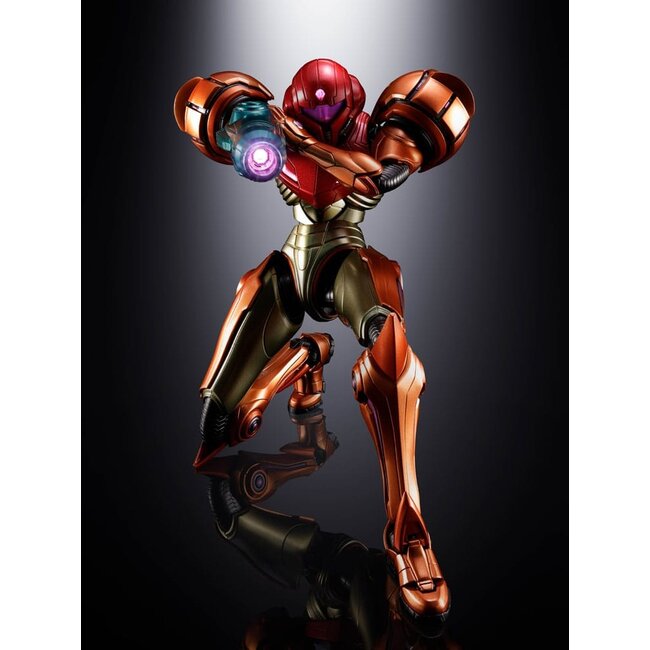 Metroid Prime 4: Beyond Diecast-Actionfigur Samus Aran mit LED-Beleuchtung, 21 cm