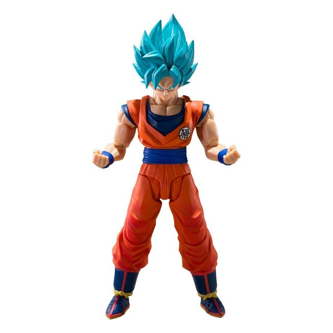Bandai Tamashii Nations Dragon Ball Super S.H.Figuarts Action Figure Super Saiyan God Super Son Guko (Blue power transcending Limits) 15 cm