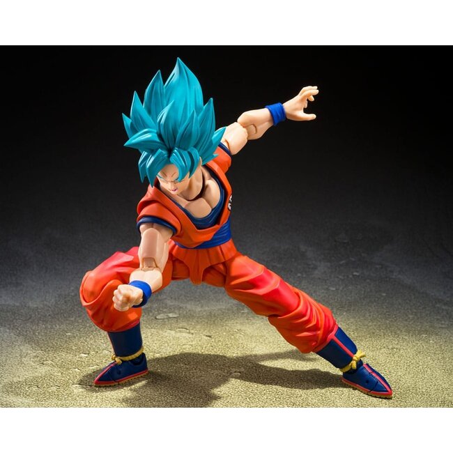 Dragon Ball Super S.H.Figuarts Action Figure Super Saiyan God Super Son Guko (Blue power transcending Limits) 15 cm