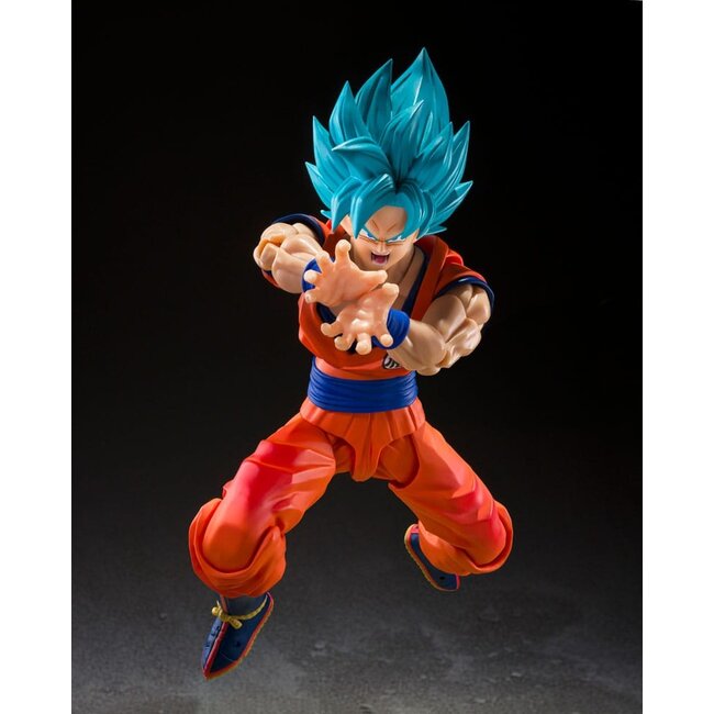 Dragon Ball Super S.H.Figuarts Action Figure Super Saiyan God Super Son Guko (Blue power transcending Limits) 15 cm