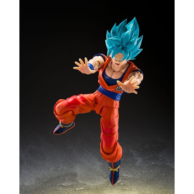 Dragon Ball Super S.H.Figuarts Action Figure Super Saiyan God Super Son Guko (Blue power transcending Limits) 15 cm