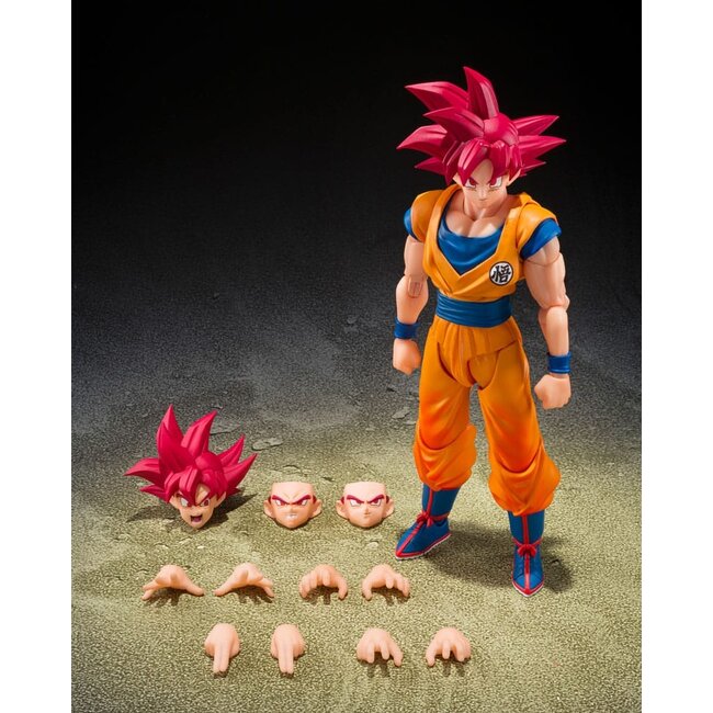 Dragon Ball Super SHFiguarts Actionfigur Super Saiyajin Gott Sohn Guko (Gott Aura) 15 cm