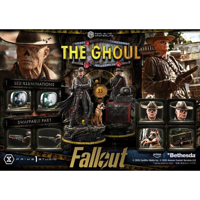 Fallout (TV-Serie) Real Elite Masterline Series Statue 1/4 Der Ghul 64 cm