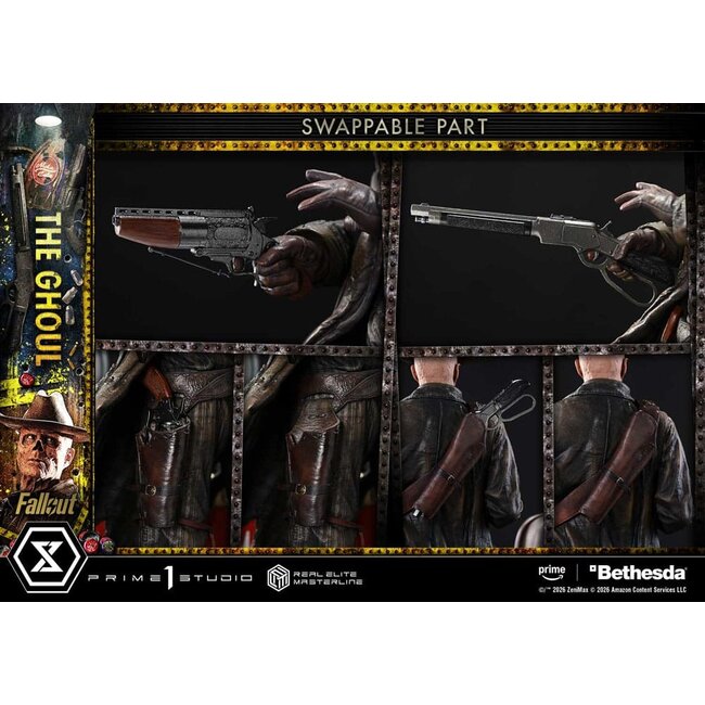 Fallout (tv-serie) Real Elite Masterline Series beeld 1/4 De Ghoul 64 cm