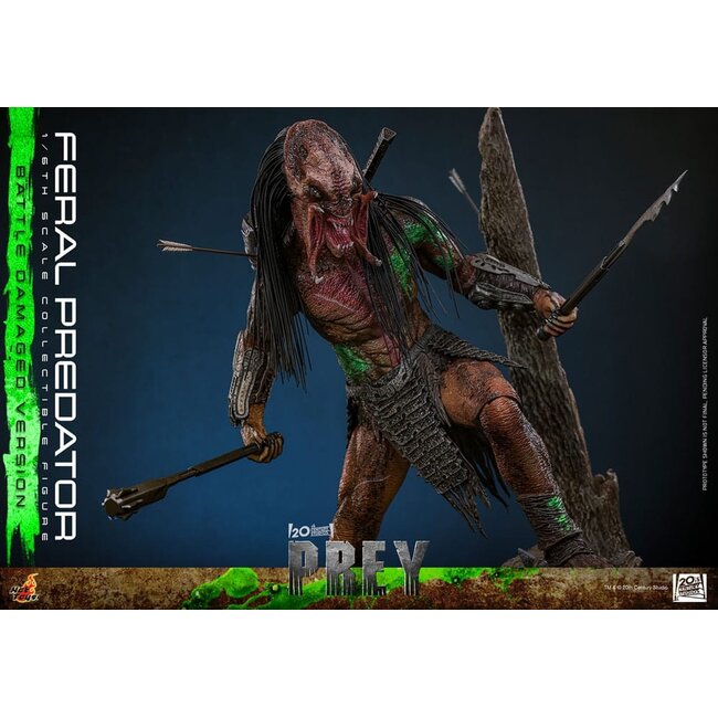 Prey Action Figure 1/6 Feral Predator (Battle Damaged Version) 37 cm