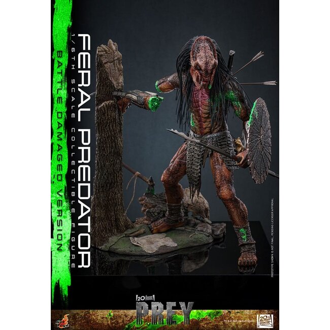 Prey Action Figure 1/6 Feral Predator (Battle Damaged Version) 37 cm