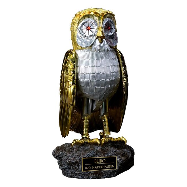 Kampf der Titanen Statue Ray Harryhausens Bubo Gold Patina Edition Deluxe Ver. 34 cm