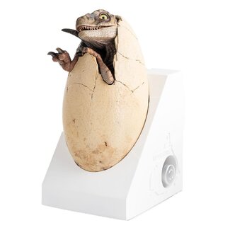 Elite Creature Collectibles Jurassic Park III ECC Elite Creature Line Statue Weiße Königin beim Schlüpfendes Ei 13 cm