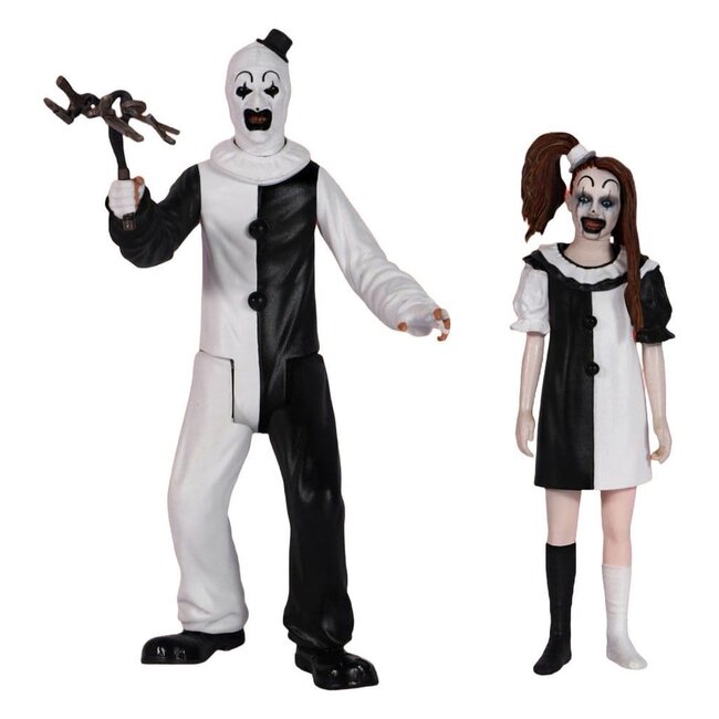Terrifier 2 5-Punkte-Actionfiguren-Set Art & Kleines blasses Mädchen 10 cm