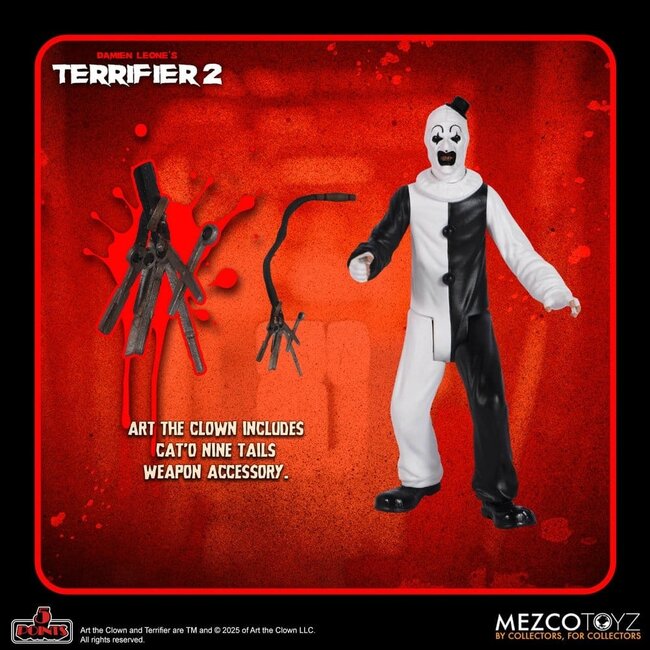 Terrifier 2 5-Punkte-Actionfiguren-Set Art & Kleines blasses Mädchen 10 cm