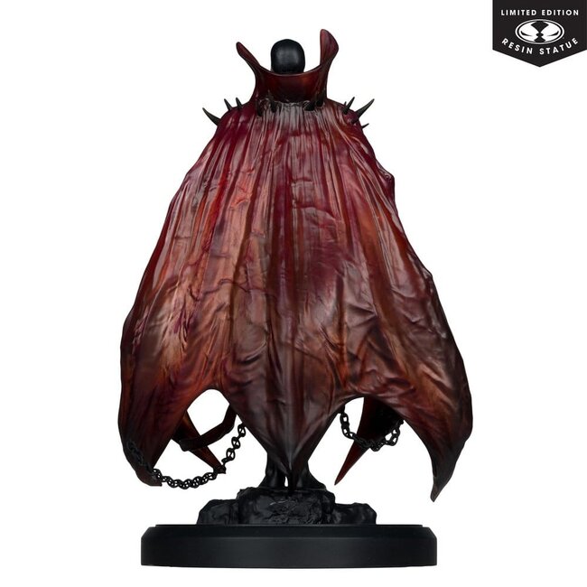 Spawn-Statue, schwarz-weiß-rot, Maßstab 1:10, hergestellt von Puppenspieler Lee, 23 cm