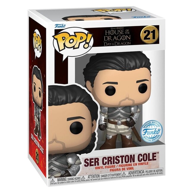 House of the Dragon POP! Vinylfigur Ser Criston Cole Exklusive Edition 9 cm