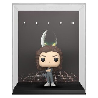 Funko Alien POP! Vinylfigur Ripley (9 cm) mit Filmcover