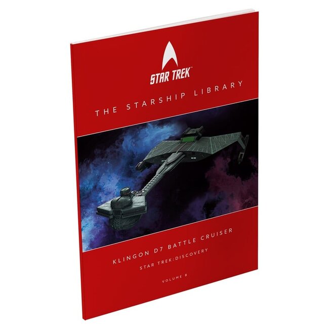 Star Trek Library: Klingonischer D7-Schlachtkreuzer aus Druckguss, 10 cm