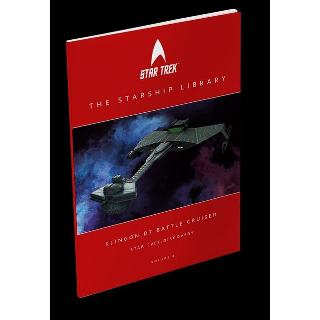 Star Trek Library: Klingonischer D7-Schlachtkreuzer aus Druckguss, 10 cm
