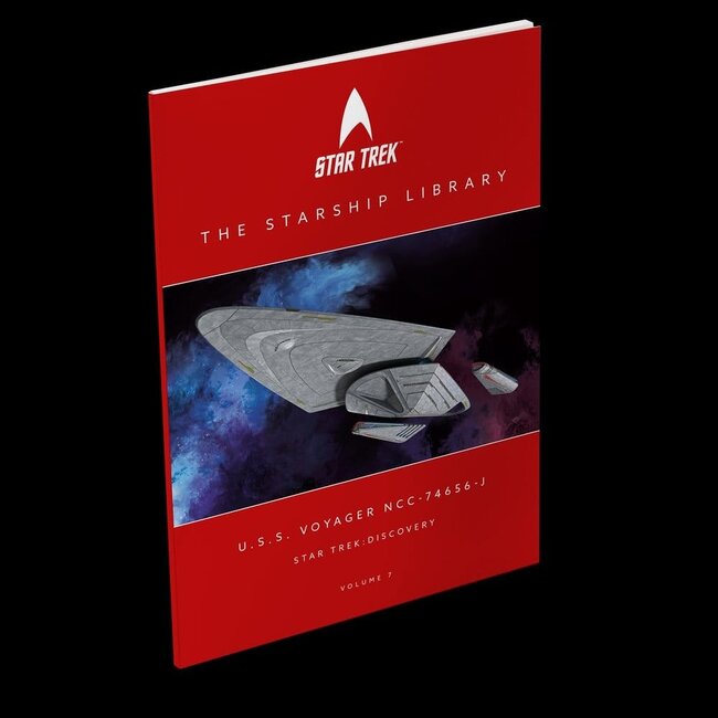 Star Trek Bibliothek Die-Cast USS Voyager NCC-74656-J 10 cm