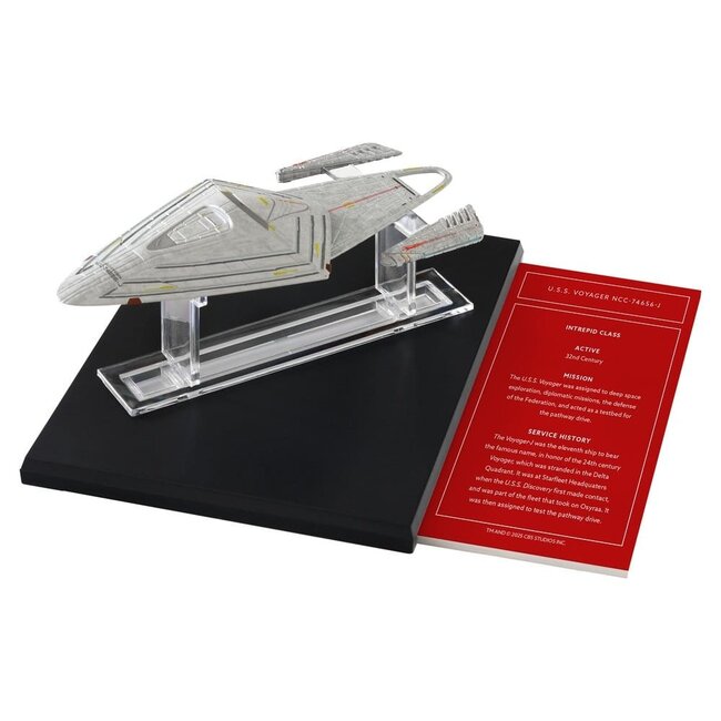 Star Trek Bibliothek Die-Cast USS Voyager NCC-74656-J 10 cm