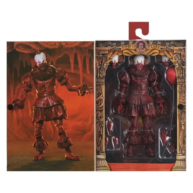 Es: Willkommen in Derry Actionfigur Blut Pennywise 18 cm