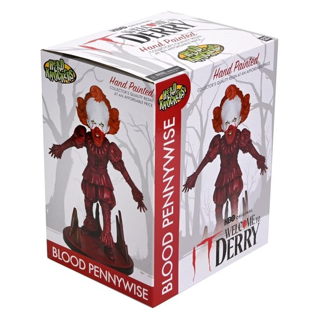 It: Welcome To Derry Head Knocker Blood Pennywise 19 cm