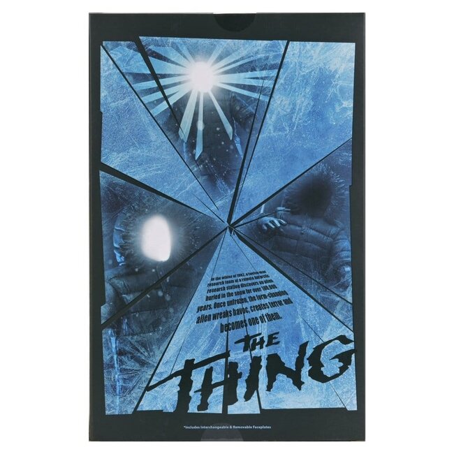 The Thing Clothed Action Figure The Thing Poster Series 18 cm