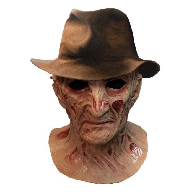 Trick or Treat Studios A Nightmare on Elm Street 4: The Dream Master Deluxe Latex Mask with Hat Freddy Krueger