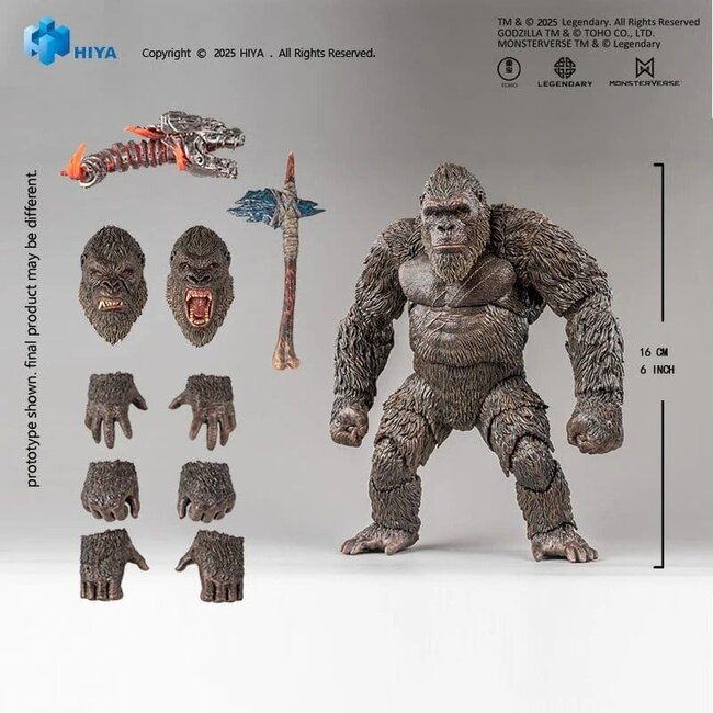 Godzilla vs. Kong Exquisite Basic Series Action Figure Kong 2.0 16 cm