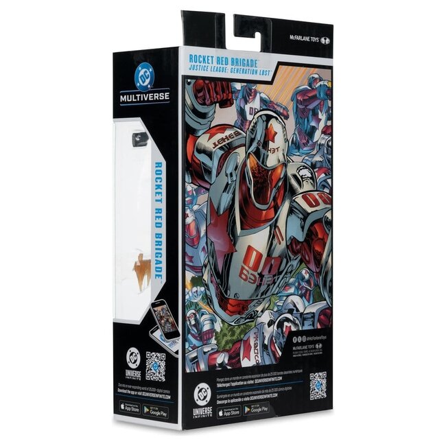 Justice League: Generation Lost DC Multiverse Action Figure Rocket Red Brigade 18 cm