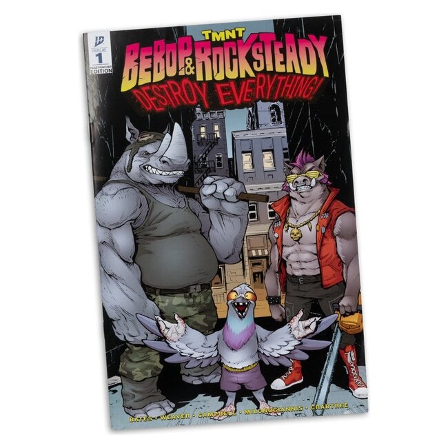 Teenage Mutant Ninja Turtles Page Punchers Actionfigur Rocksteady 17 cm