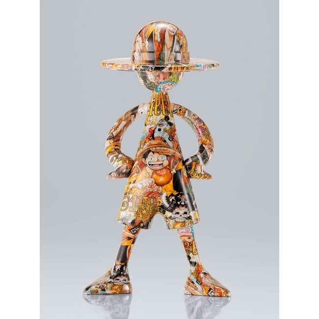 One Piece 1000 Logs Anniversary Luffy's ArtCanvas Figure 1/8 Luffy 22 cm