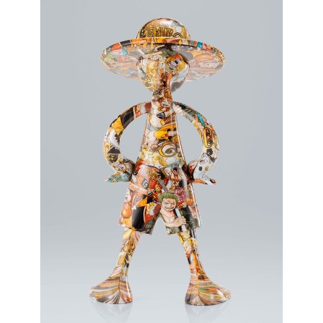 One Piece 1000 Logs Jubiläum Luffys ArtCanvas Figur 1/8 Luffy 22 cm