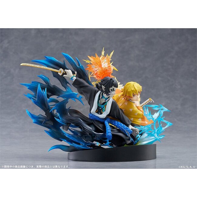 Demon Slayer: Kimetsu no Yaiba PVC Statue Zenitsu Agatsuma & Kaigaku 15 cm