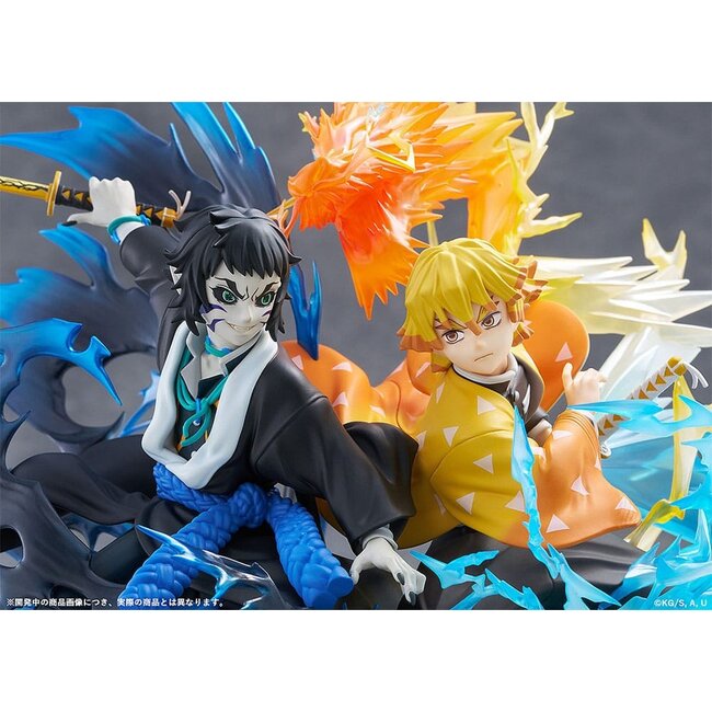 Demon Slayer: Kimetsu no Yaiba PVC Statue Zenitsu Agatsuma & Kaigaku 15 cm