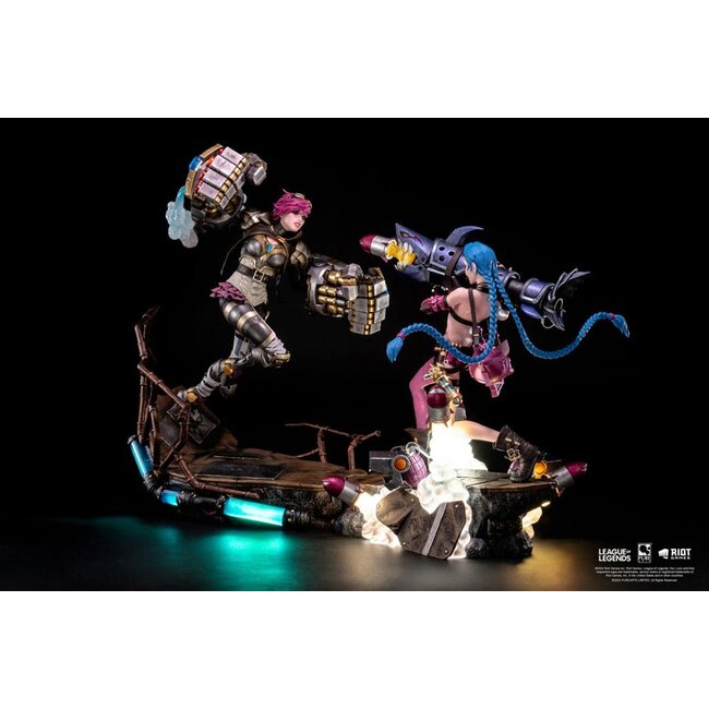 League of Legends Statuen 1/6 2er-Pack Vi & Jinx