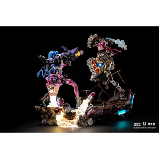 League of Legends Statuen 1/6 2er-Pack Vi & Jinx