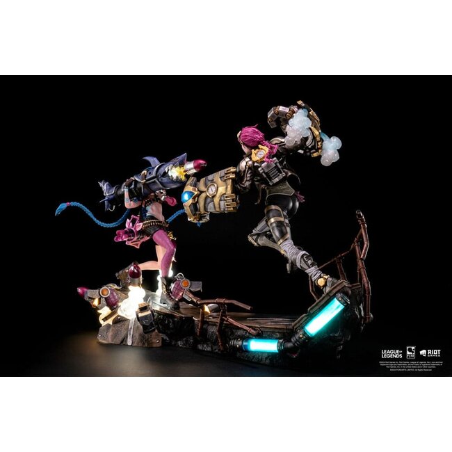 League of Legends Statuen 1/6 2er-Pack Vi & Jinx