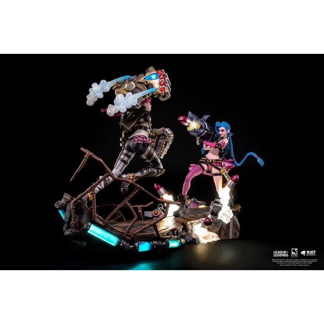 League of Legends Statues 1/6 2-Pack Vi & Jinx